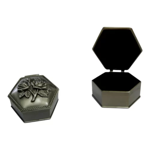 Cofre De Metal Hexagonal