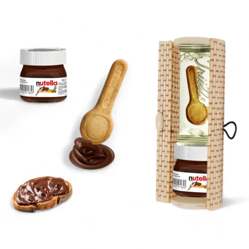 Mini Nutella Con Galleta Y Caja