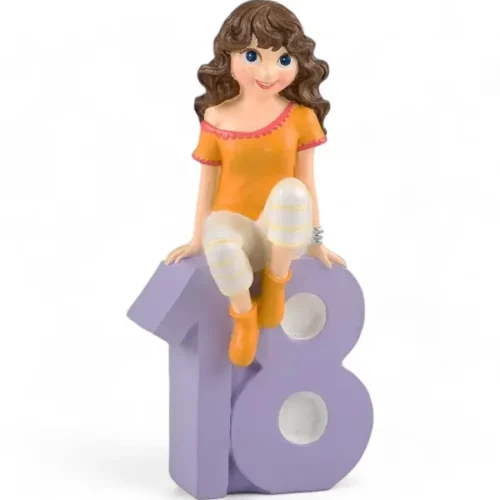 M-Y33- Figural Chica 18 Cumpleaños