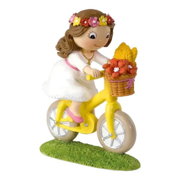 M-Y912.2-Figura Comunión Niña Bicicleta