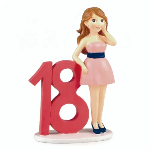 M-y87-Figura Chica Vestido 18 Cumpleaños