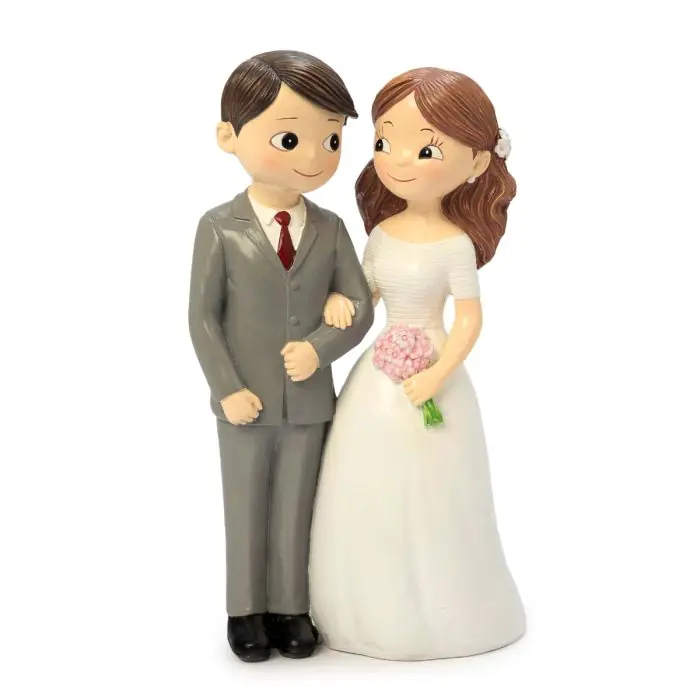 Figura pastel Boda novios classic