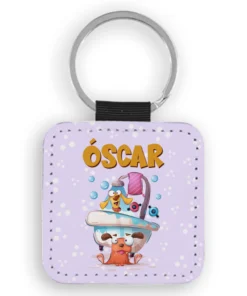 Llavero Cuadrado Personalizado