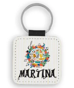 Llavero Cuadrado Personalizado