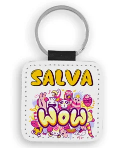 Llavero Cuadrado Personalizado