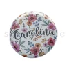 Espejo Flores Personalizado Nombre