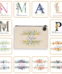 Monedero de Lino Personalizado con diseño elegido