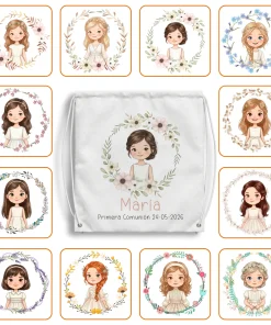 Mochila poliéster personalizada Niña Comunión