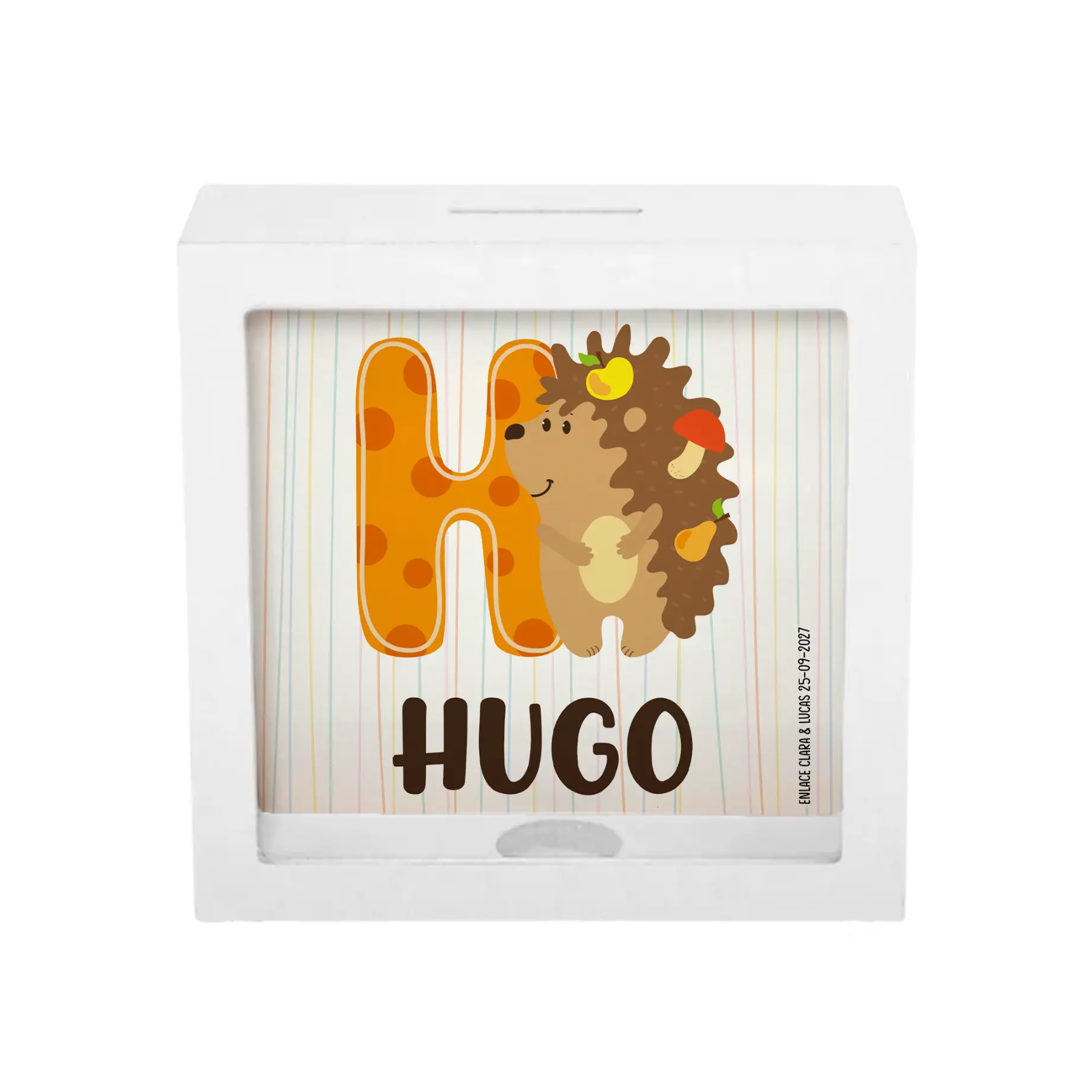 Hucha de Madera Personalizada