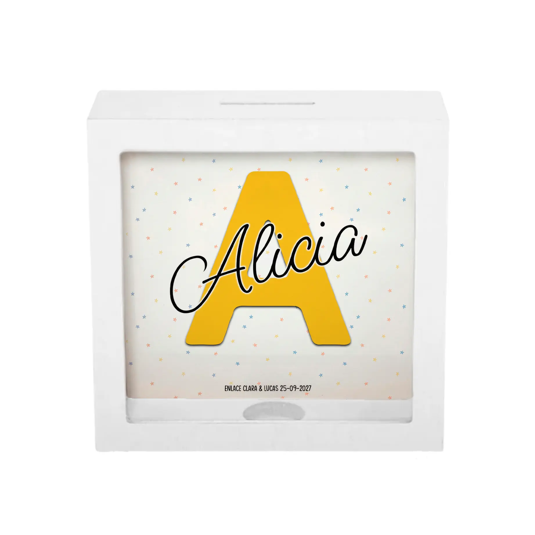 Hucha de Madera Personalizada